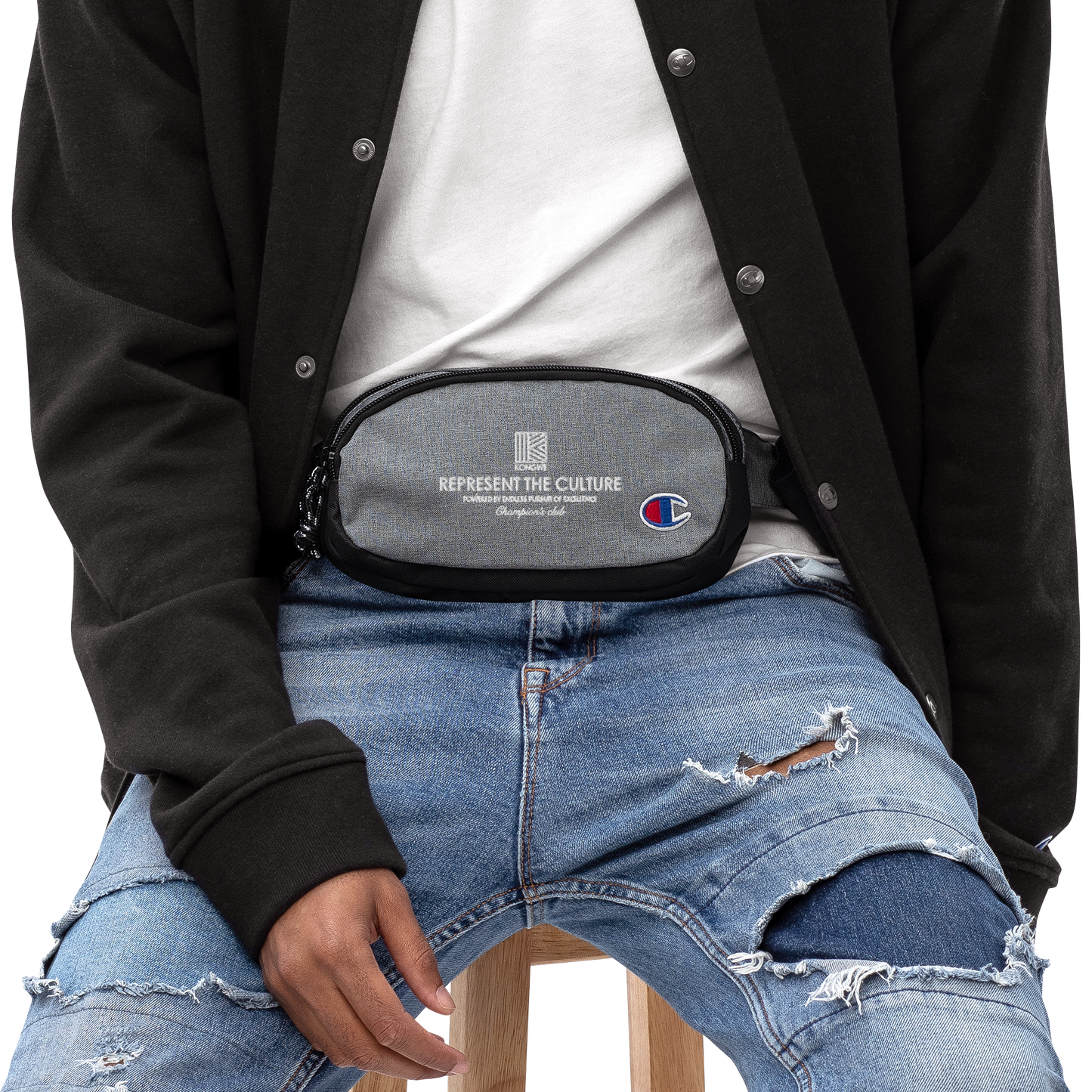 KONGWE REP THE CULTURE Champion fanny pack