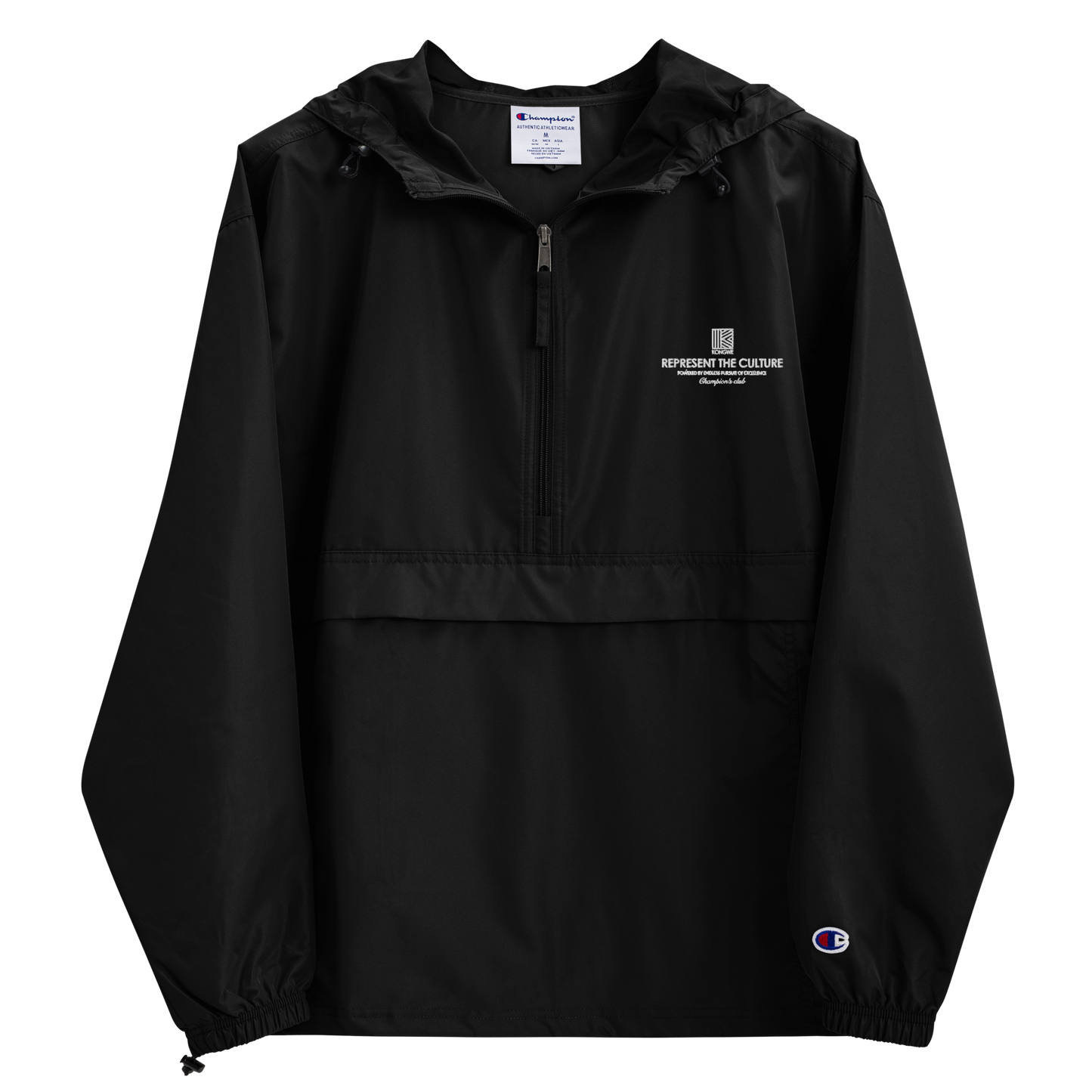 KONGWE Embroidered Champion Packable Jacket