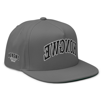 KONGWE Unisex Flat Bill Cap