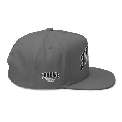 KONGWE Unisex Flat Bill Cap