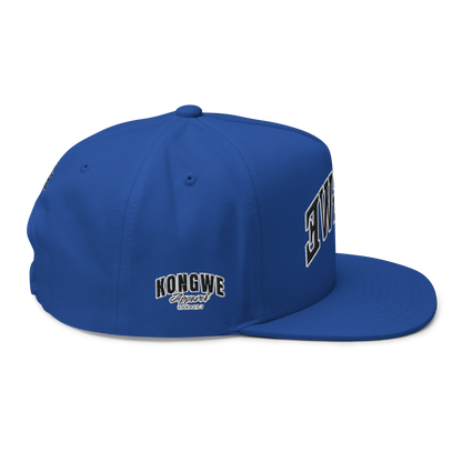 KONGWE Unisex Flat Bill Cap